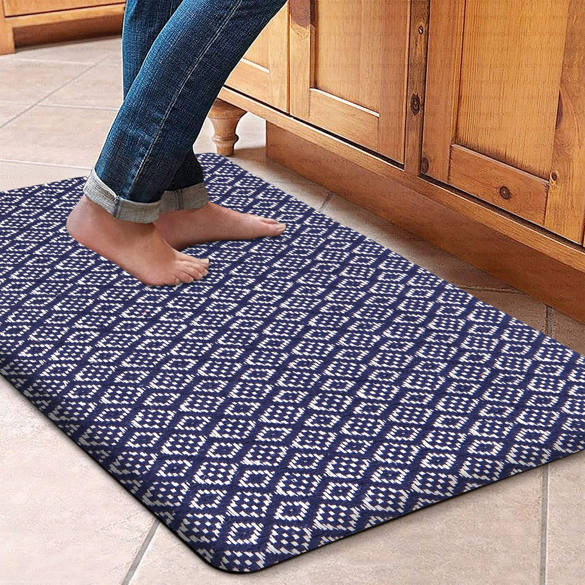 Anti-Fatigue Kitchen Mat Cushioned Waterproof Runner Non-Slip