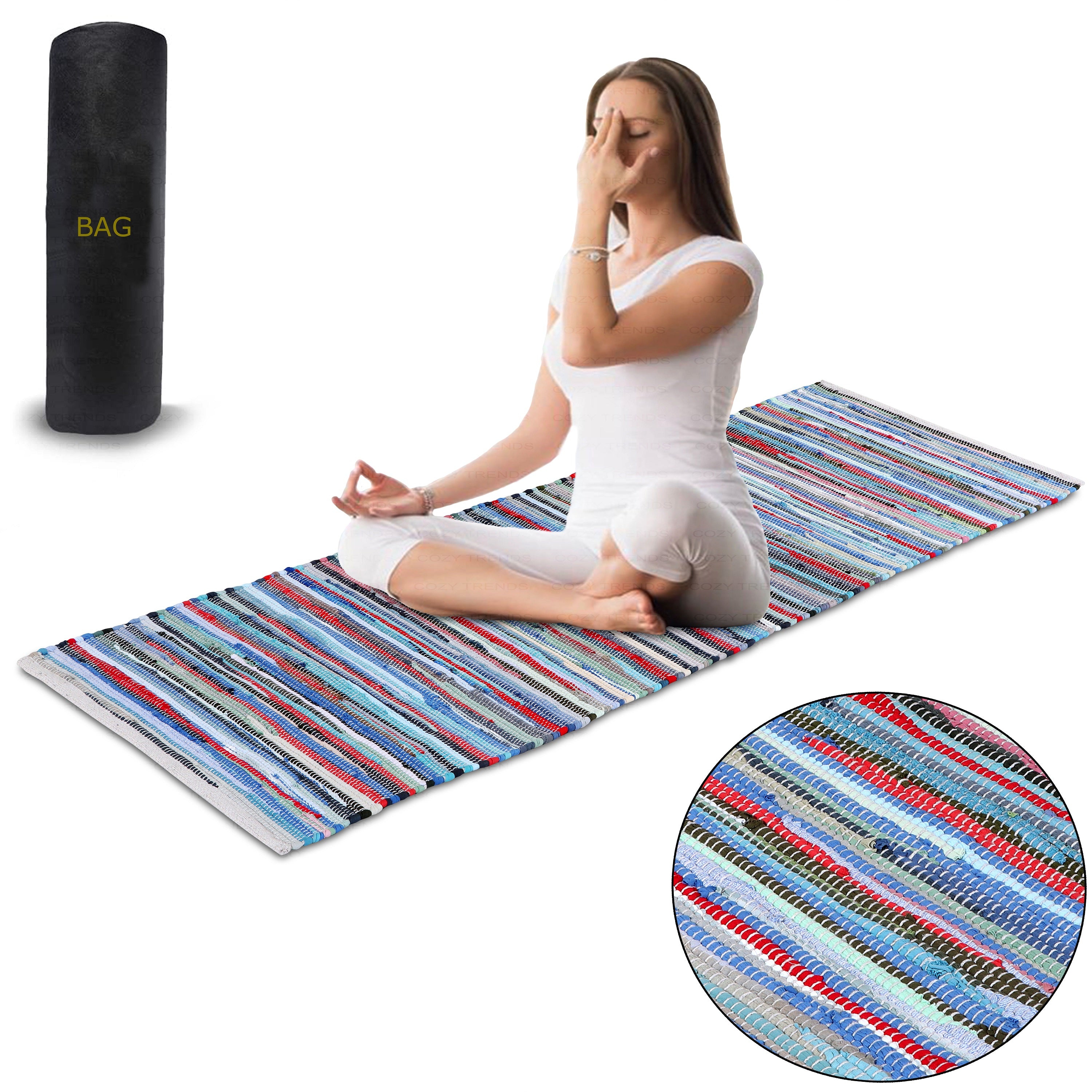 Handmade Yoga Mat (Combo: Yoga Mat + Activity Mat) - CraftLipi