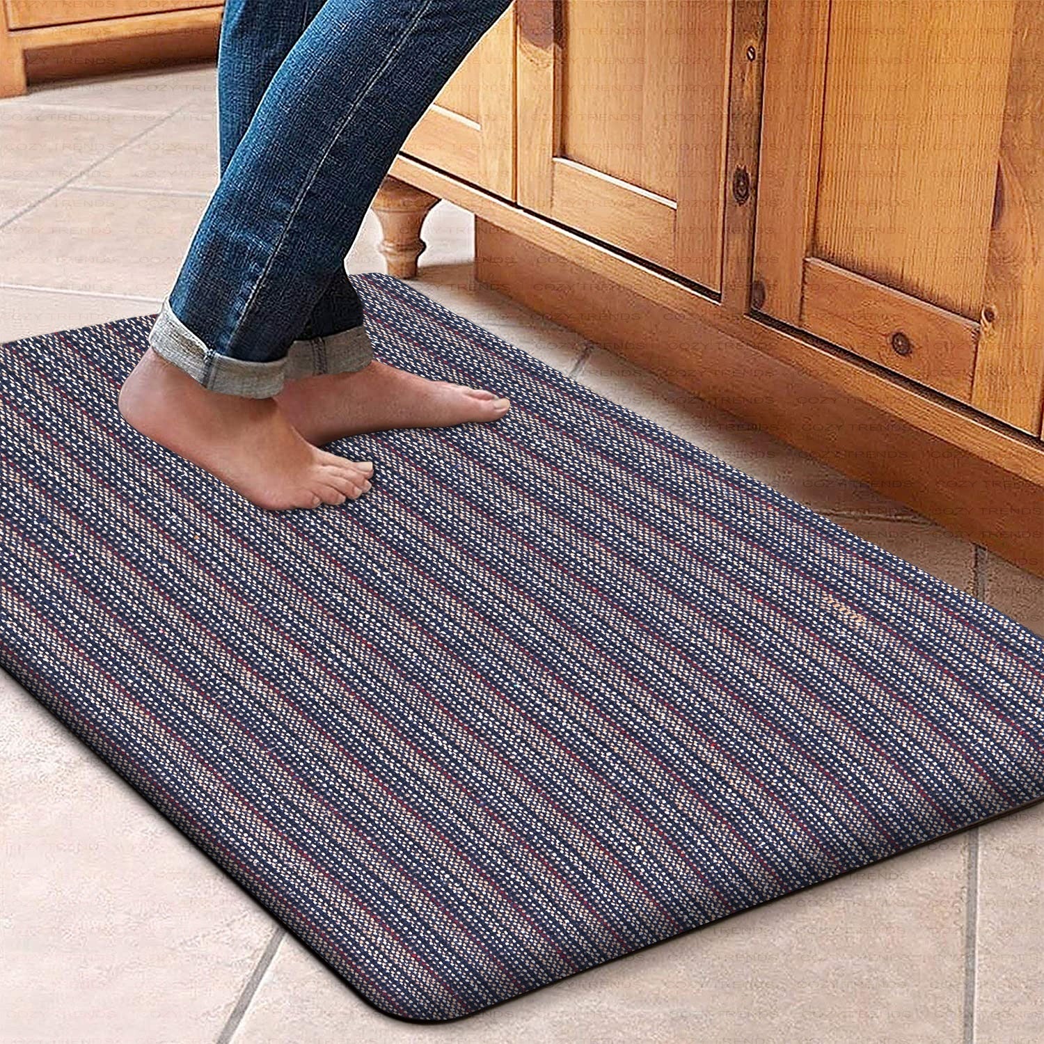 Kitcheniva Moisture Guard Doormat Slip Resistant Dirt Trapping Rugs